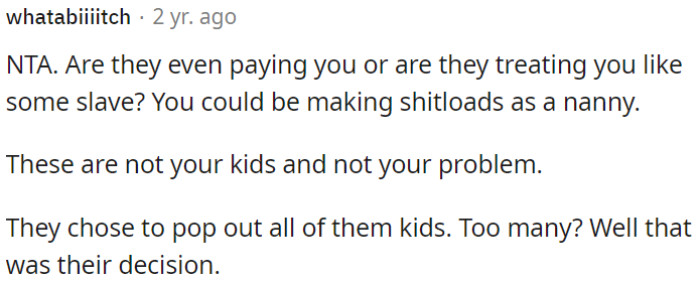 OP is not in the wrong