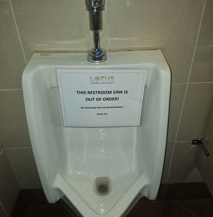 "So Where Do I Wash My Hands Then?"