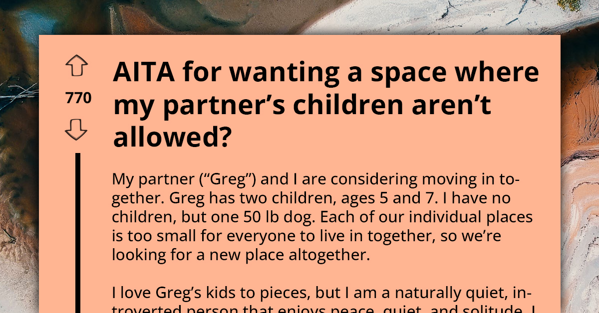 Woman Wants Extra Bedroom To Have "Quiet Space" Without Her Partner's Kids, But He Says It's Not Fair