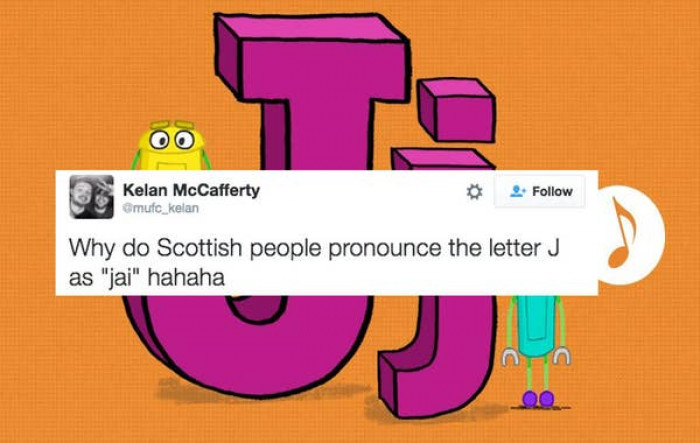 16. The letter J has a unique pronunciation.