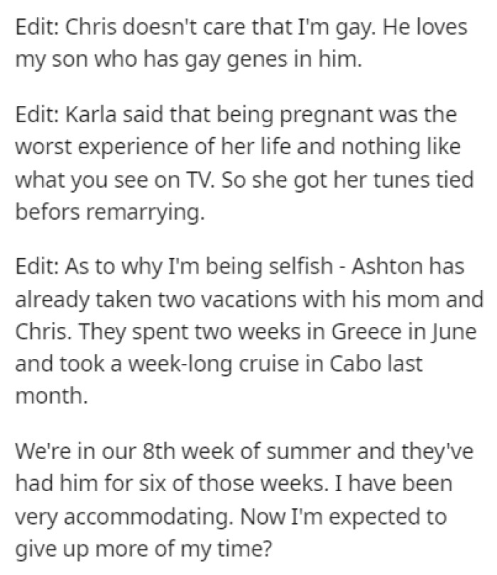 This wasn't Chris' first trip with Ashton
