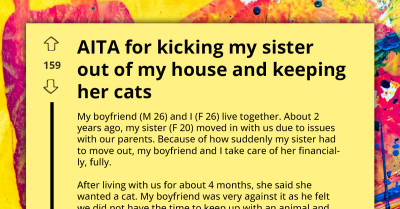 Sister Kicked Out After Neglecting Cats, Now Begs to Return