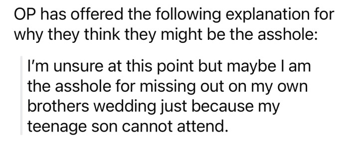 OP thinks she might potentially be the a-hole for the following reason: