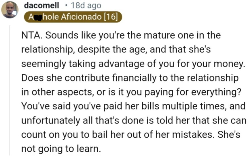 Check out some interesting comments we've gathered from the Reddit community;