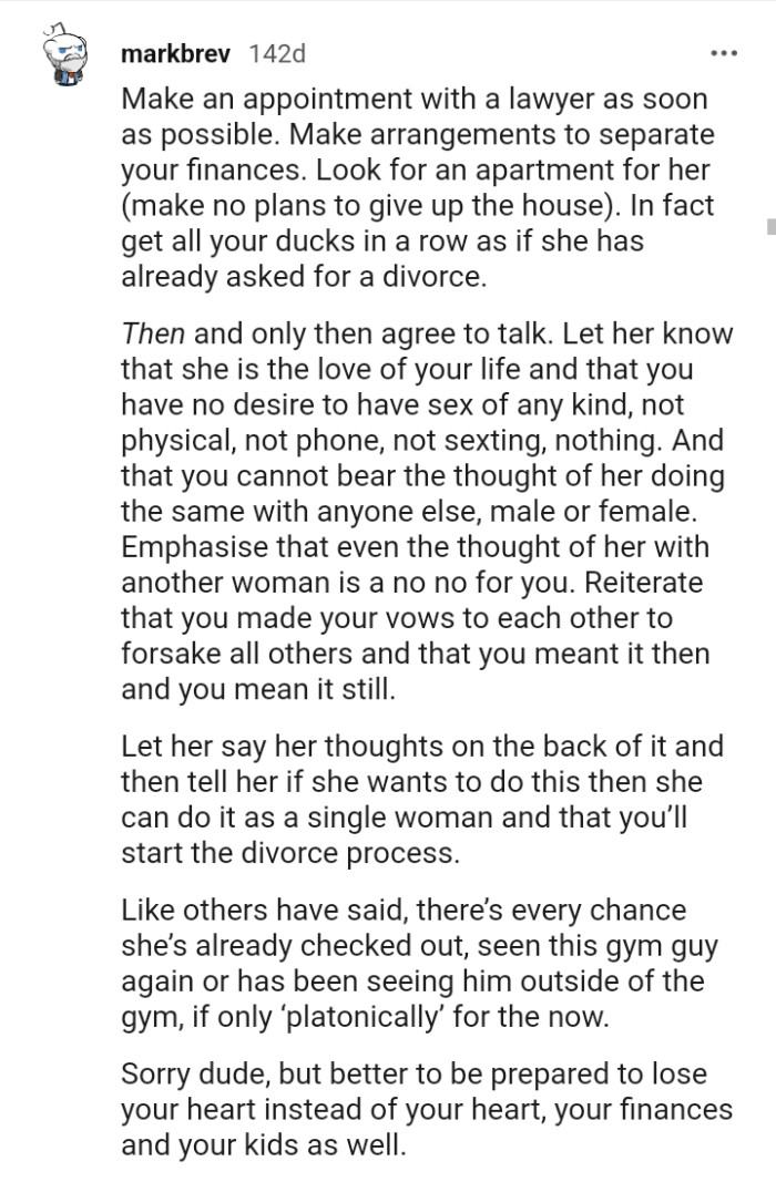 Letting her know that she is the love of your life