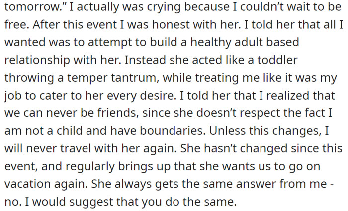 the advice on how to handle it.