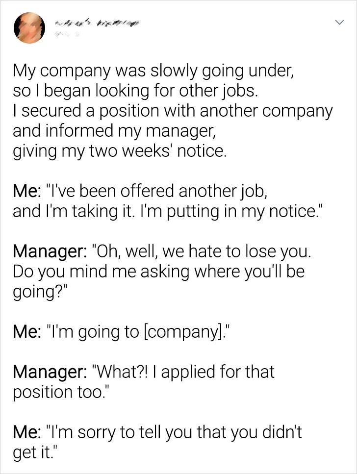 His manager after the conversation: *Surprised Pikachu face*