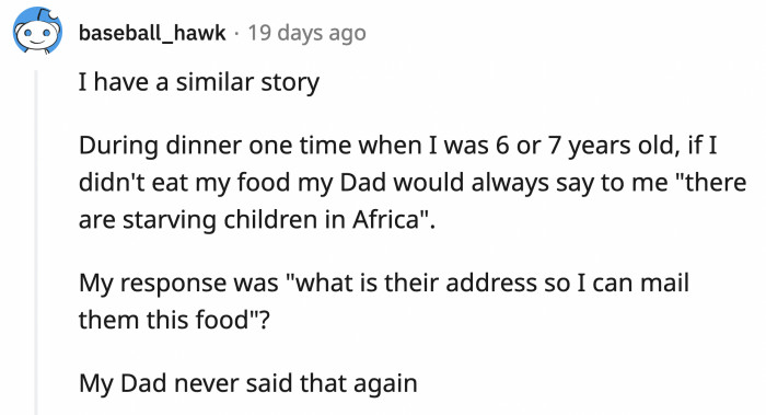 If that cooked the food, that was a one-two punch that would have hurt deeply