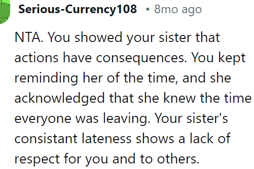 Actions Have Consequences