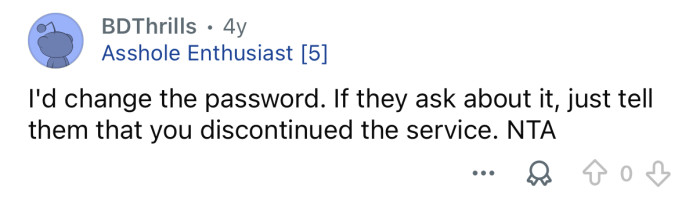 Just tell them you’ve cancelled the accounts.