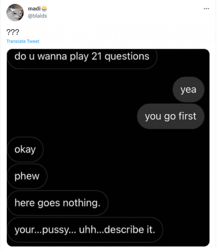 7. I'm pretty sure that's not how the game goes.