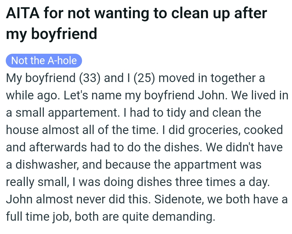 The OP kicks off her story