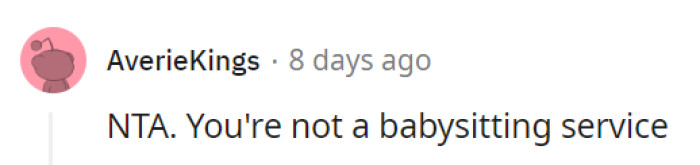 OP's refusal to be taken advantage of is entirely justified.