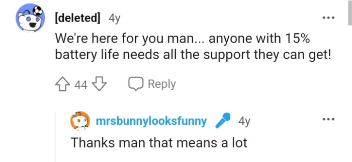 Needing all the support available