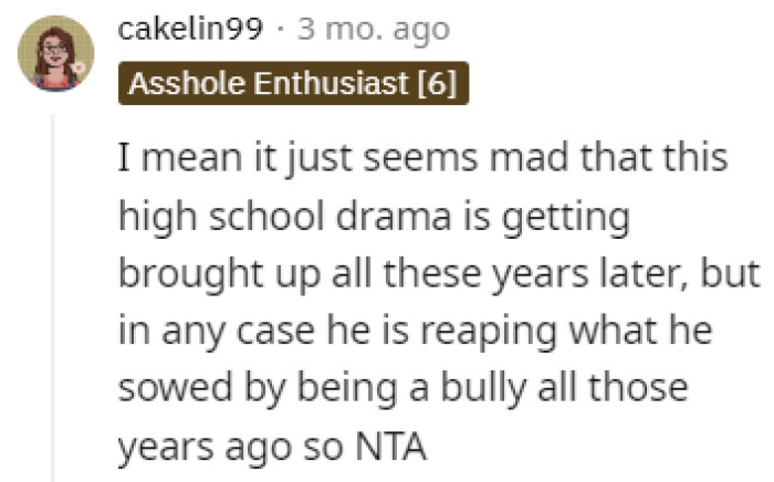 Reaping what he sowed