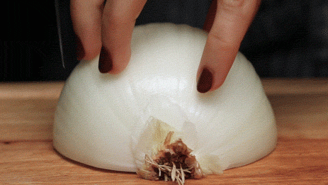 Then start chopping everything down.