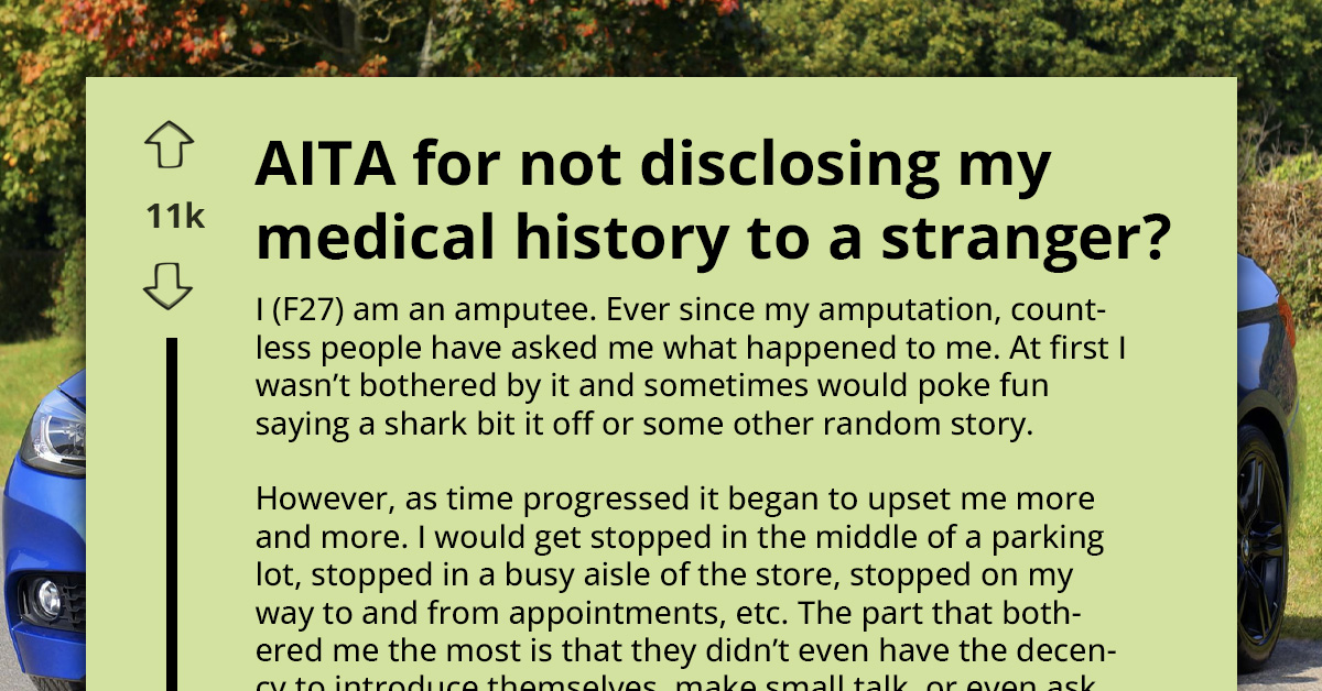 Woman Confronts Stranger Who Asks About Her Amputated Leg Before Even Saying Hello