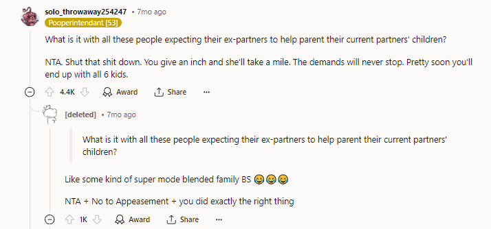 It boggles my mind that people this entitled exist.