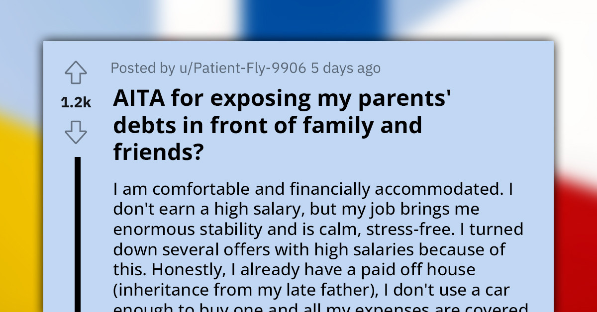 Man Exposes His Parents' Debts In Front Of Family And Friends As Payback For Interfering In His Life Choices