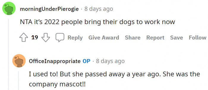 They are surely better colleagues than some grumpy woman.