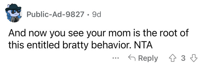 OP's mom is enabling her sister's toxic behavior.