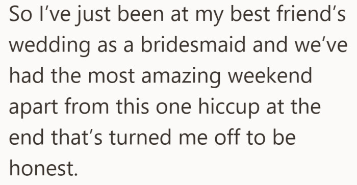 Everything went well, but one moment at the finish line left a bad feeling behind.