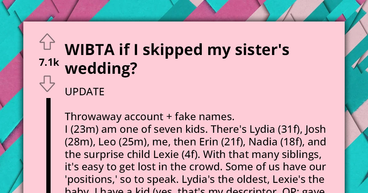 Brother Stands By His Younger Sister As Their Sister Reschedules Wedding To Coincide With Her Graduation Day