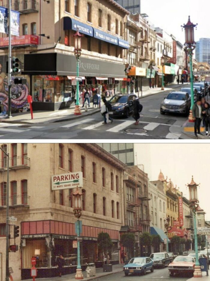 "Old Photos In Real Life: 1978 vs. Now"