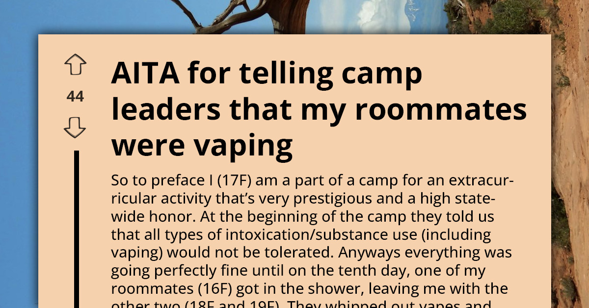 A Secret Vape, A Toxic Room, And A Toilet-Dipped Makeup Wipe—The Camp Story That Took A Wild Turn