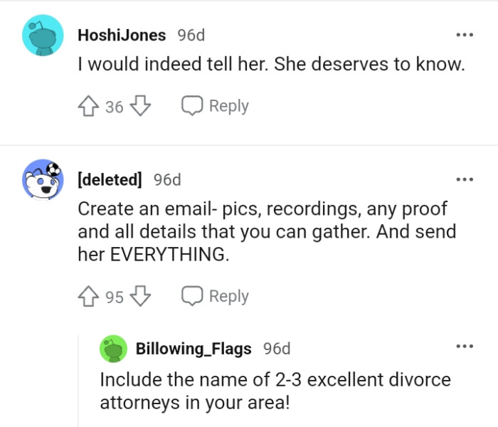 The OP should have enough evidence