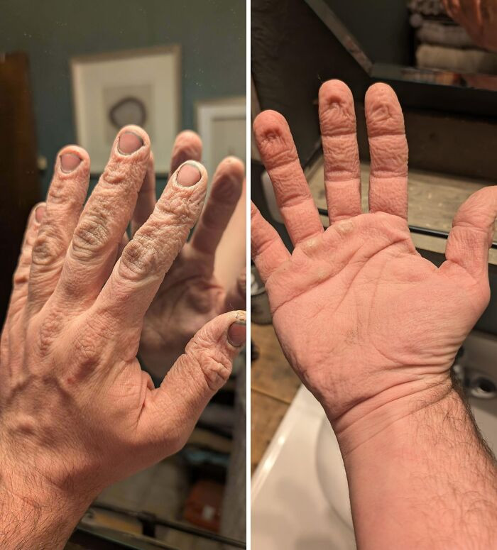 "Friendly Reminder To Wear Your Latex When Working With Brake Fluid"