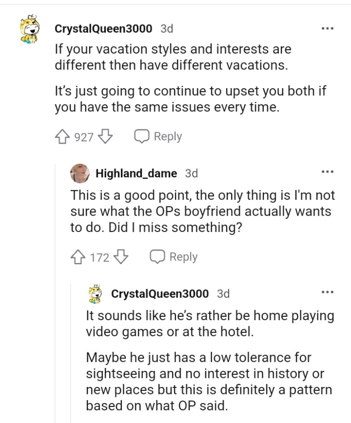 It is just going to keep upsetting them both