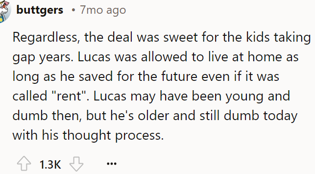 Another Redditor agreed