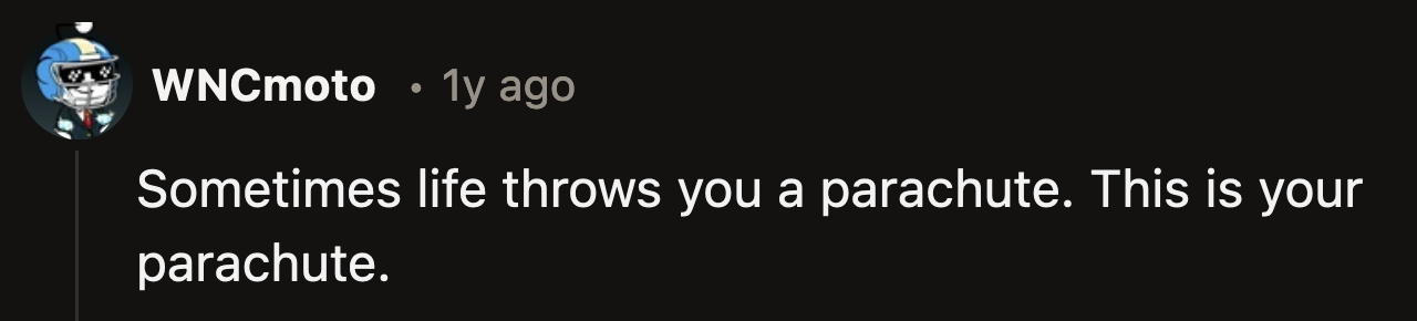 What color is the parachute though?