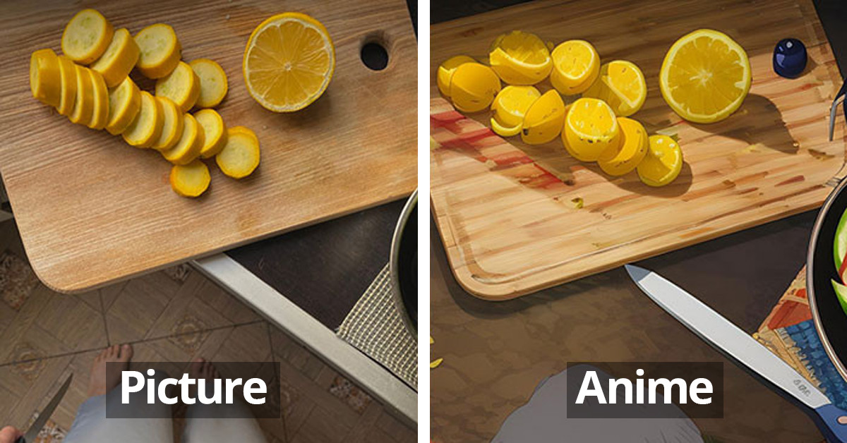 24 Pictures Of Everyday Meals Transformed Into A Wonderful Anime Replica