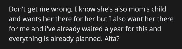 OP spent a year planning her wedding; should she postpone for the sake of her sister?