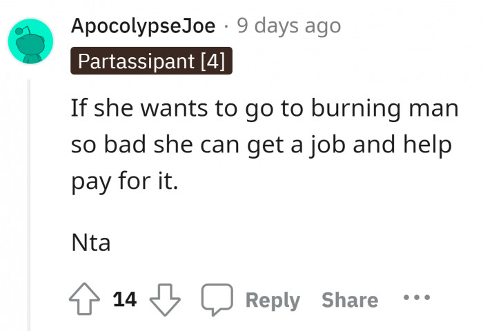 12. Work for what you want, grown woman.