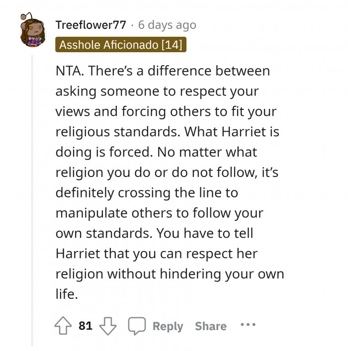 Respect shouldn't be forced but given voluntarily with no touch of manipulation.