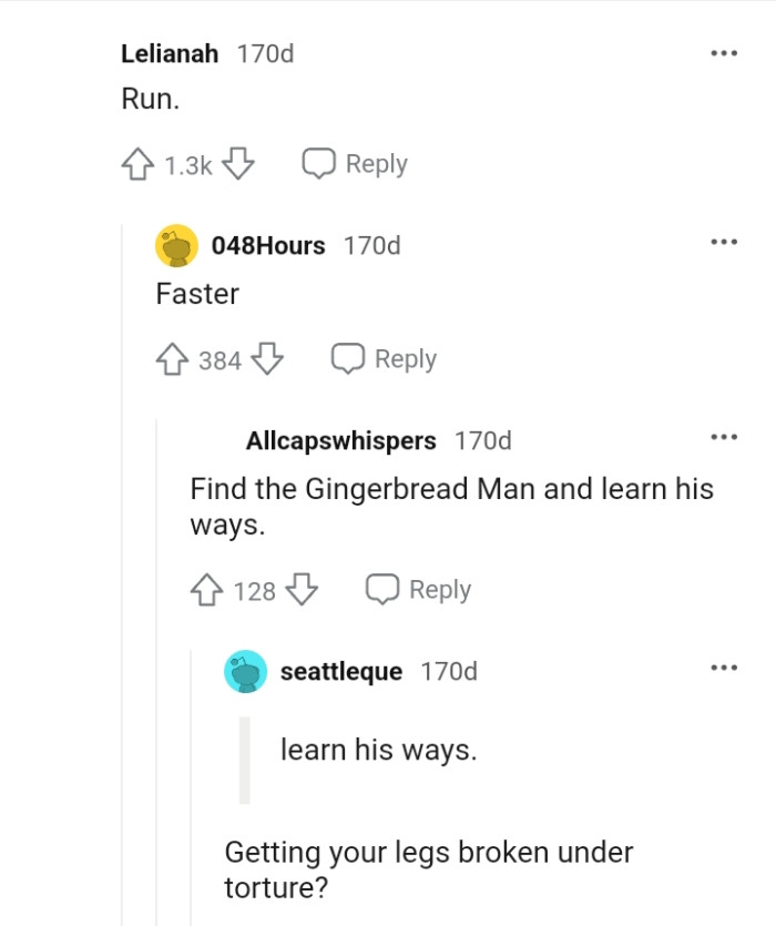 Finding the Gingerbread Man