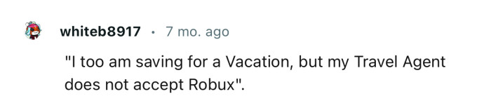 Who knows any travel agent that accepts Robolux