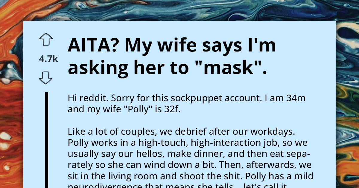 Frustrated Redditor Asks If He's an A**hole for Asking His Wife to Shorten Her Stories
