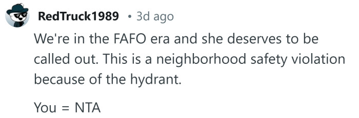 It's a safety violation.