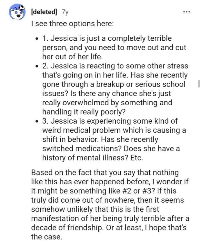 This Redditor lists the three options they see