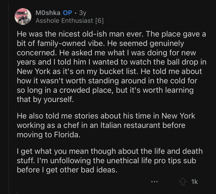 OP is never going to use any of these 'life hacks' again after this incident.