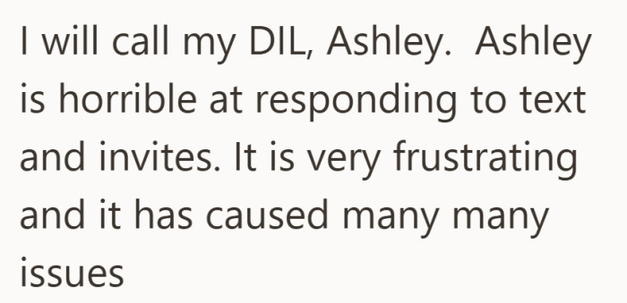 For her, the silence is not accidental. It feels like a repeated problem.