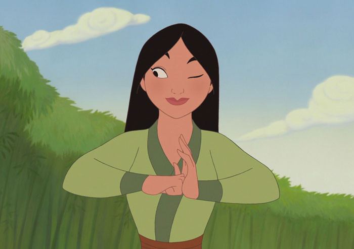 7. Mulan is inspired by a legendary folk heroine with the same name.
