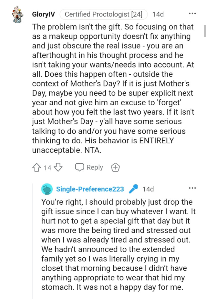 The OP needs to be super explicit next time and not give him an excuse