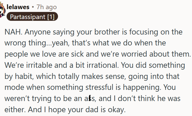 ChatGPT said: OP did nothing wrong.