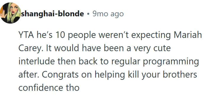 Sometimes the sweetest memories are the imperfect ones we talk someone out of making.