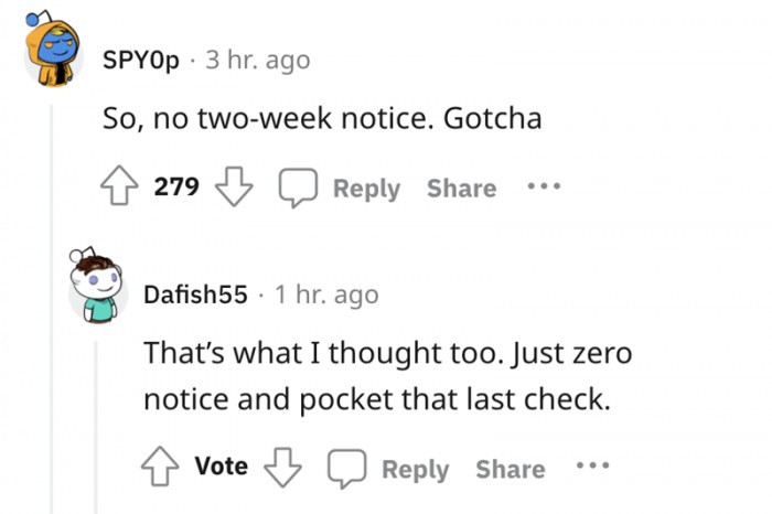 This company is begging for it - just take your check and leave...